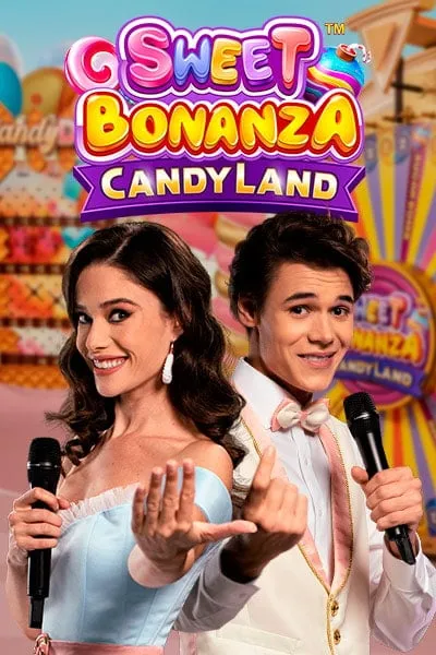 Sweet Bonanza Candyland élő játék édes szimbólumokkal